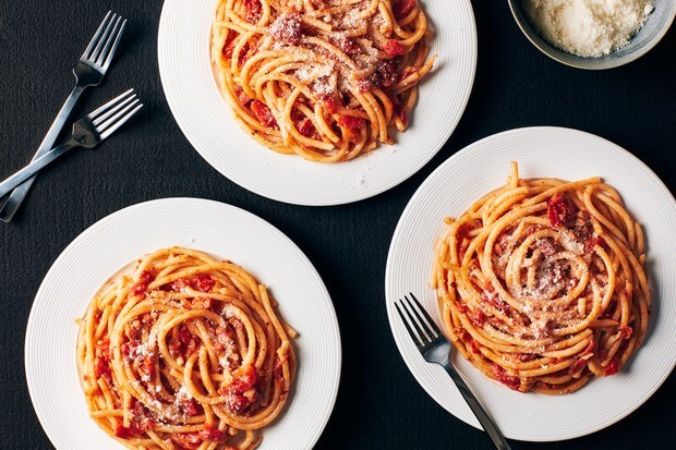 Spaghetti a l’Amatriciana