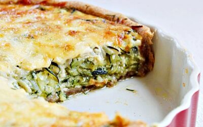 Recipe for zucchini and feta quiche