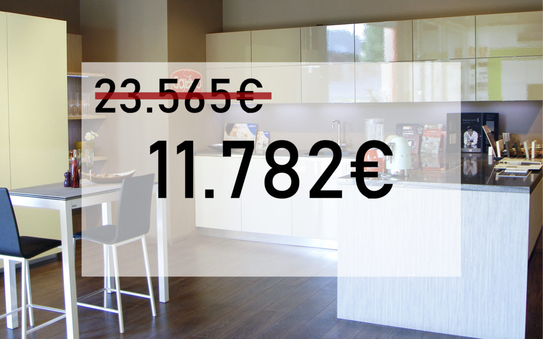 OUTLET KITCHEN GATTO LASERSOFT WHITE GLOSS