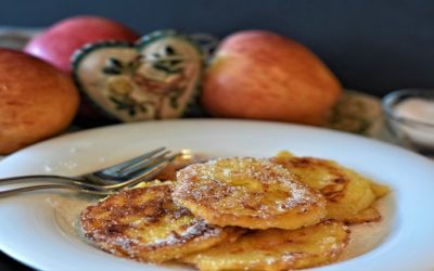 Buñuelos de manzana para la cuarentena en casa