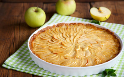 Family recipe “tarte aux pommes” (apple pie)